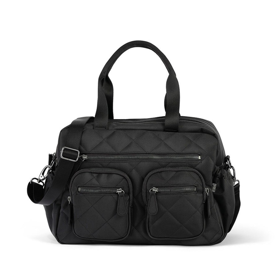 Grown Ups Oi Oi | Oioi Carry All Nappy Bag - Black Diamond Quilt