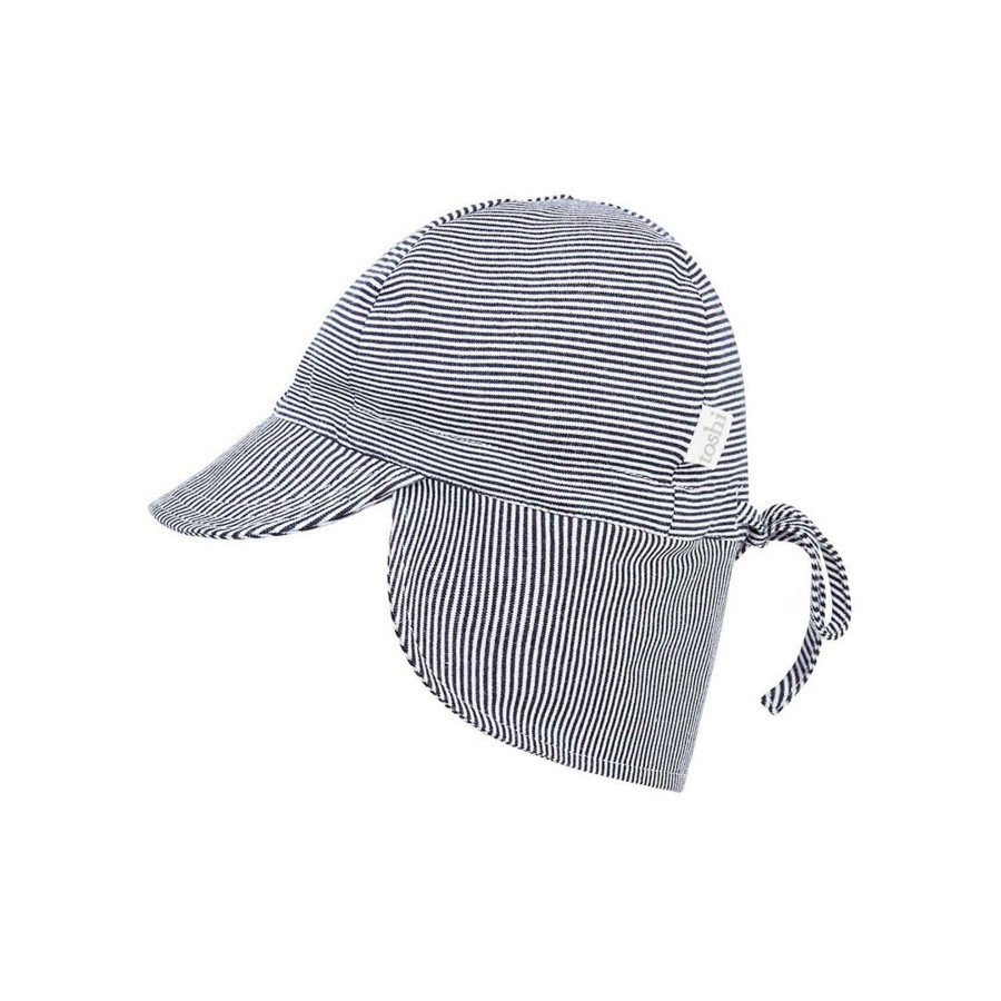 Baby [0-23M] Toshi Hats | Toshi Baby Flap Cap - Periwinkle