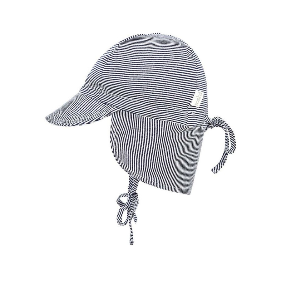 Baby [0-23M] Toshi Hats | Toshi Baby Flap Cap - Periwinkle