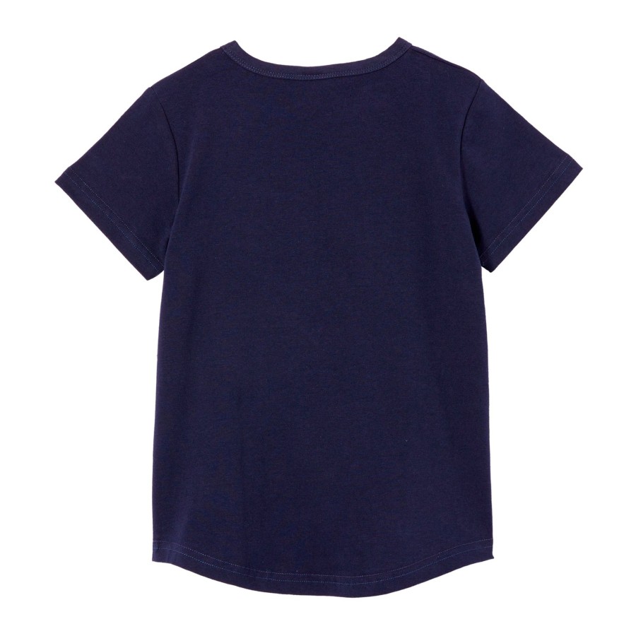 Child [2-14] Milky Tops | Milky Tiger Tee - Midnight Blue