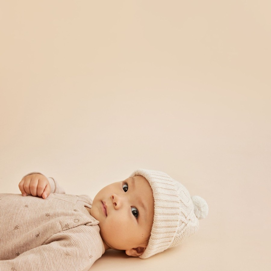 Child [2-14] Wilson & Frenchy Jumpers | Wilson And Frenchy Organic Waffle Sweat - Leaf