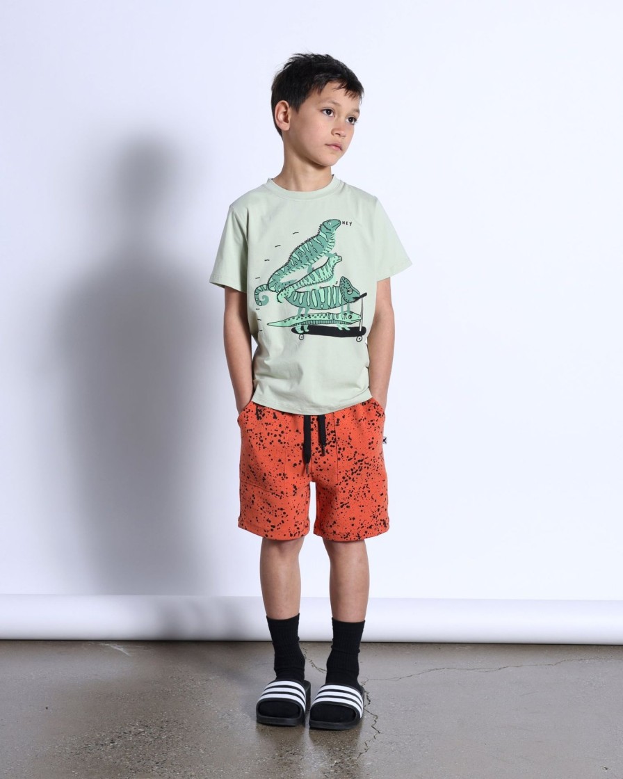 Child [2-14] Minti Bottoms | Minti Speckle Short - Orange