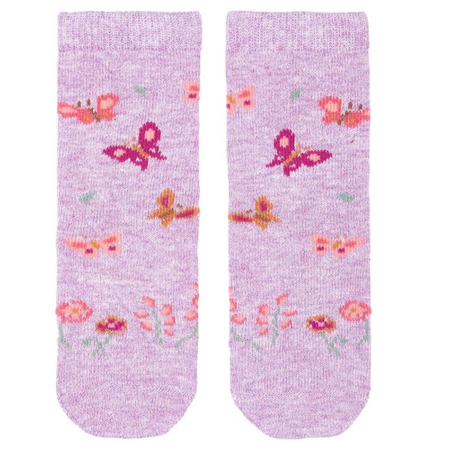 Baby [0-23M] Toshi Socks + Tights | Toshi Organic Knee Jacquard Socks - Lavandula