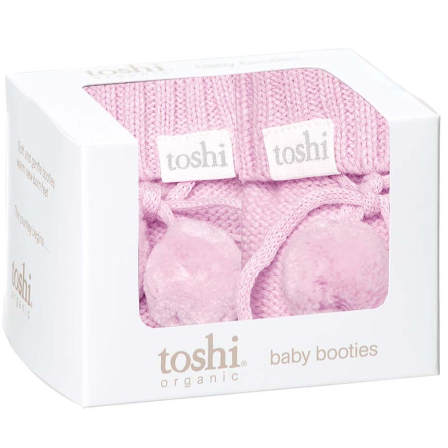 Baby [0-23M] Toshi Booties + Mittens | Toshi Organic Booties - Marley / Lavender