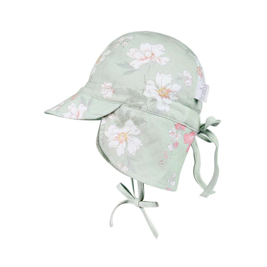 Baby [0-23M] Toshi Hats | Toshi Baby Flap Cap - Priscilla