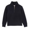 Child [2-14] Milky Jumpers | Milky French Rib Zip Jumper - Navy