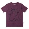 Child [2-14] Minti Tops | Minti High Five Tee - Muted Purple Wash