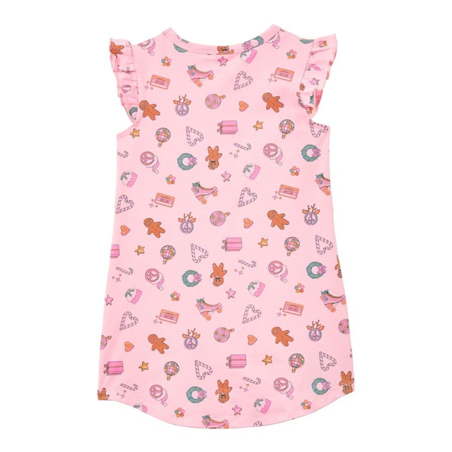 Child [2-14] Milky Sleep | Milky Festive Nightie - Blossom Pink