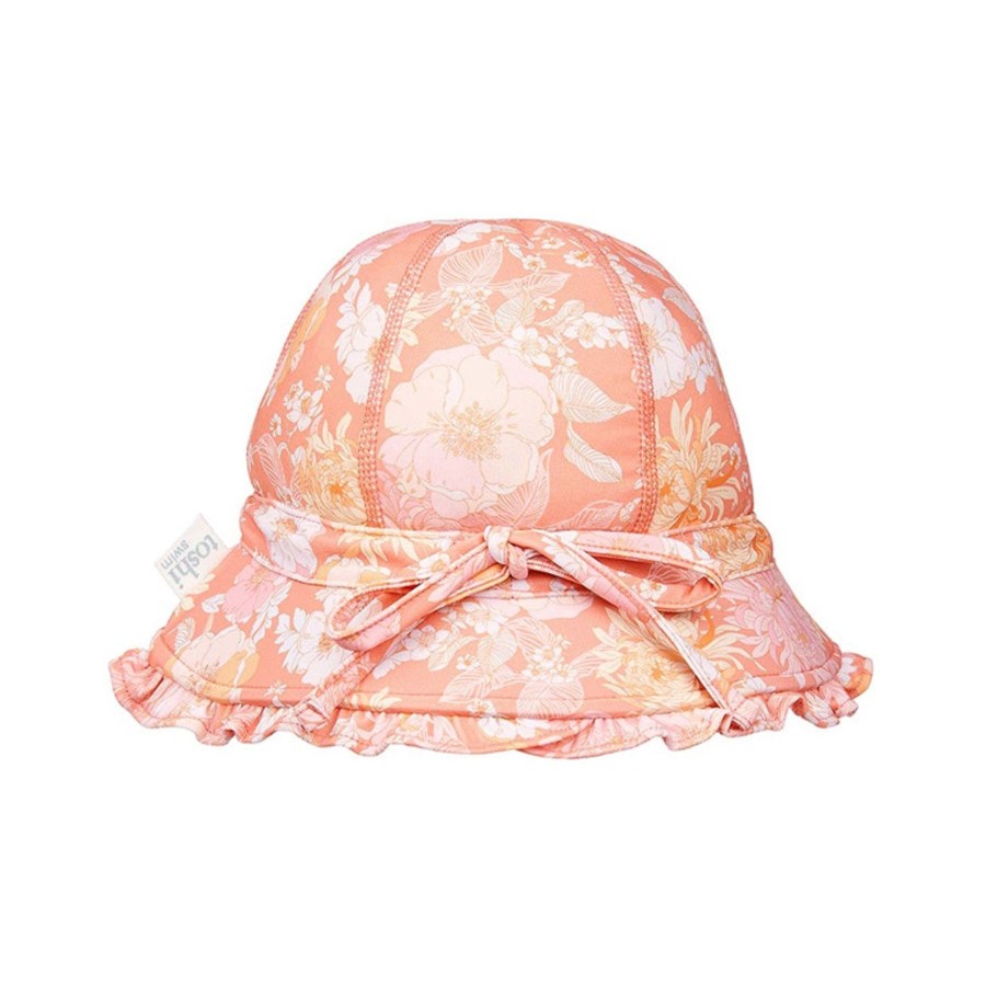 Child [2-14] Toshi Swim | Toshi Swim Bell Hat - Tea Rose