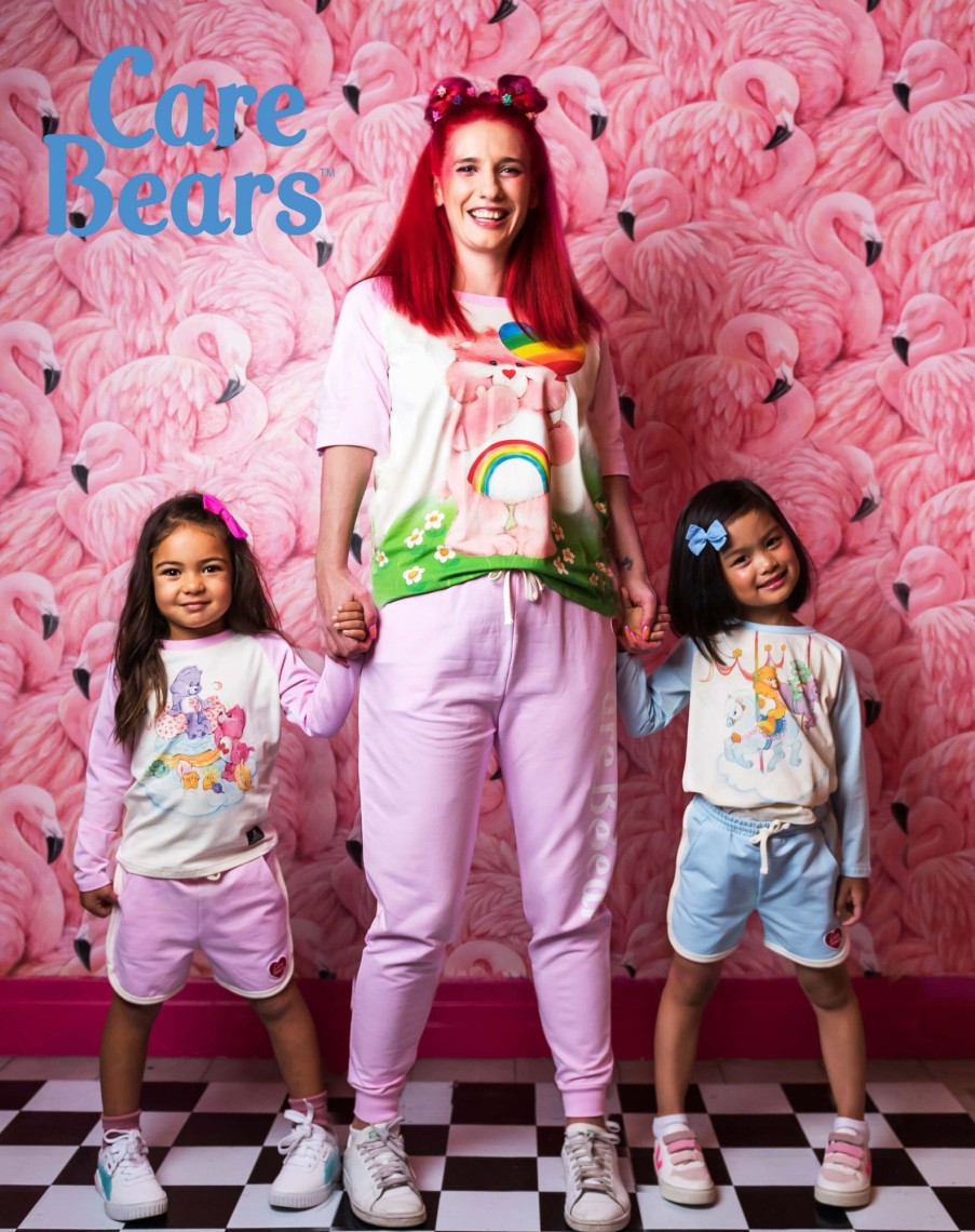 Grown Ups Rock Your Baby | Rock Your Baby Pink Care Bears Trackies Mama Size - Pink