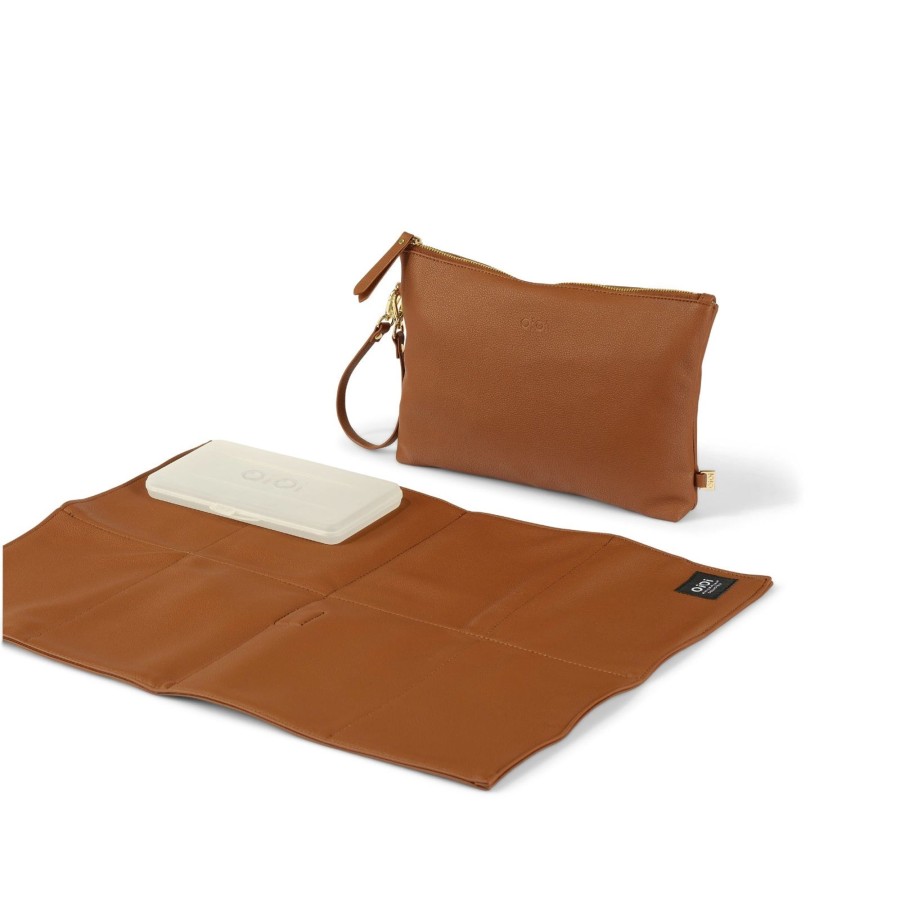 Grown Ups Oi Oi | Oioi Nappy Changing Pouch Chestnut Brown