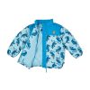 Child [2-14] Rock Your Baby Outerwear | Rock Your Baby Blue Tiger Puff Padded Jacket With Lining