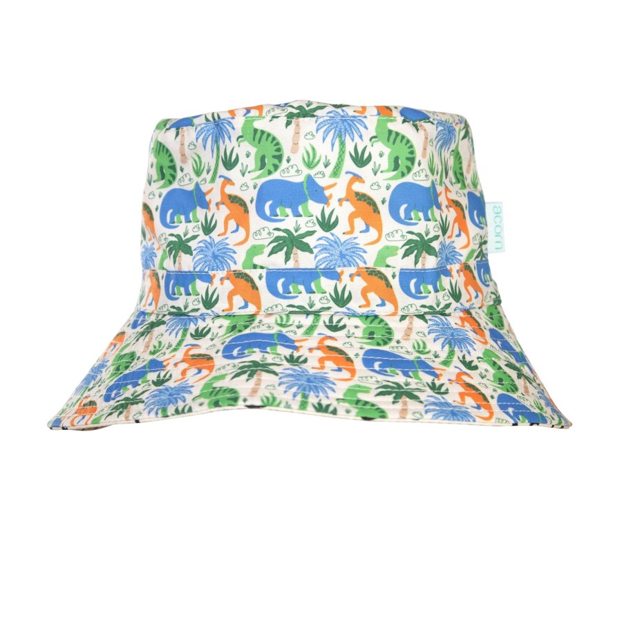 Child [2-14] Acorn Hats | Acorn Wide Brim Bucket Hat - Prehistoric