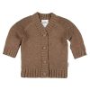 Baby [0-23M] Toshi Outerwear | Toshi Organic Cardigan - Andy / Cocoa