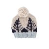 Baby [0-23M] Acorn Beanies | Acorn Forest Beanie - Navy & Blue