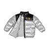 Child [2-14] Rock Your Baby Outerwear | Rock Your Baby Silver Metallic Puff Padded Jacket With Lining