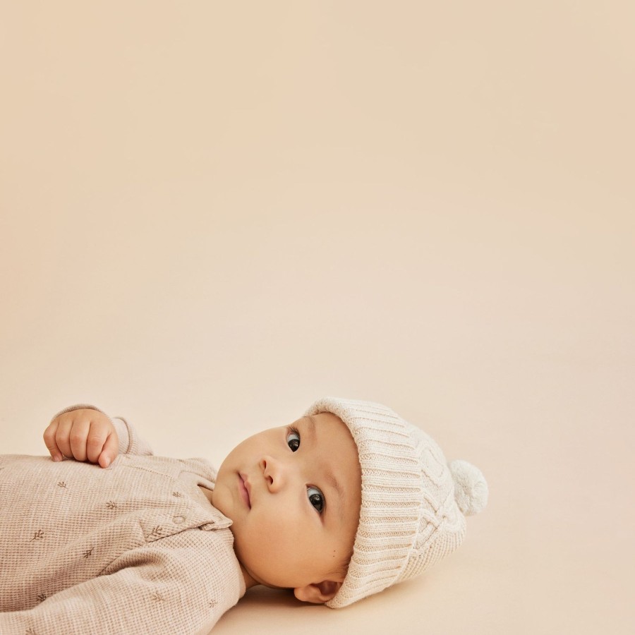 Child [2-14] Wilson & Frenchy Jumpers | Wilson And Frenchy Organic Waffle Sweat - Leaf