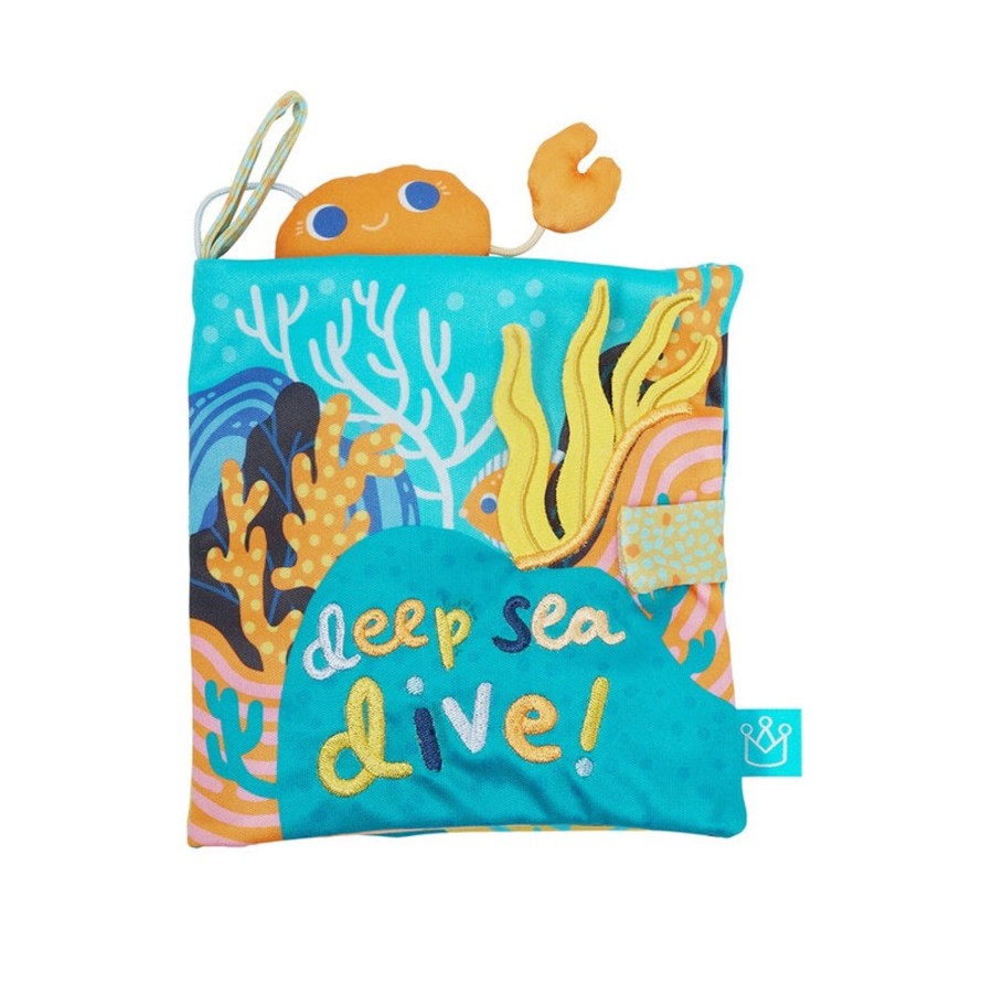 Play + Learn Manhattan Books | Deep Sea Dive Fabric Washable Bath Book