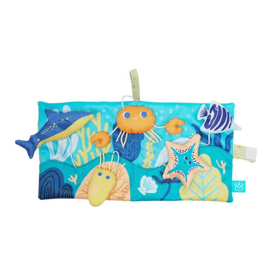 Play + Learn Manhattan Books | Deep Sea Dive Fabric Washable Bath Book