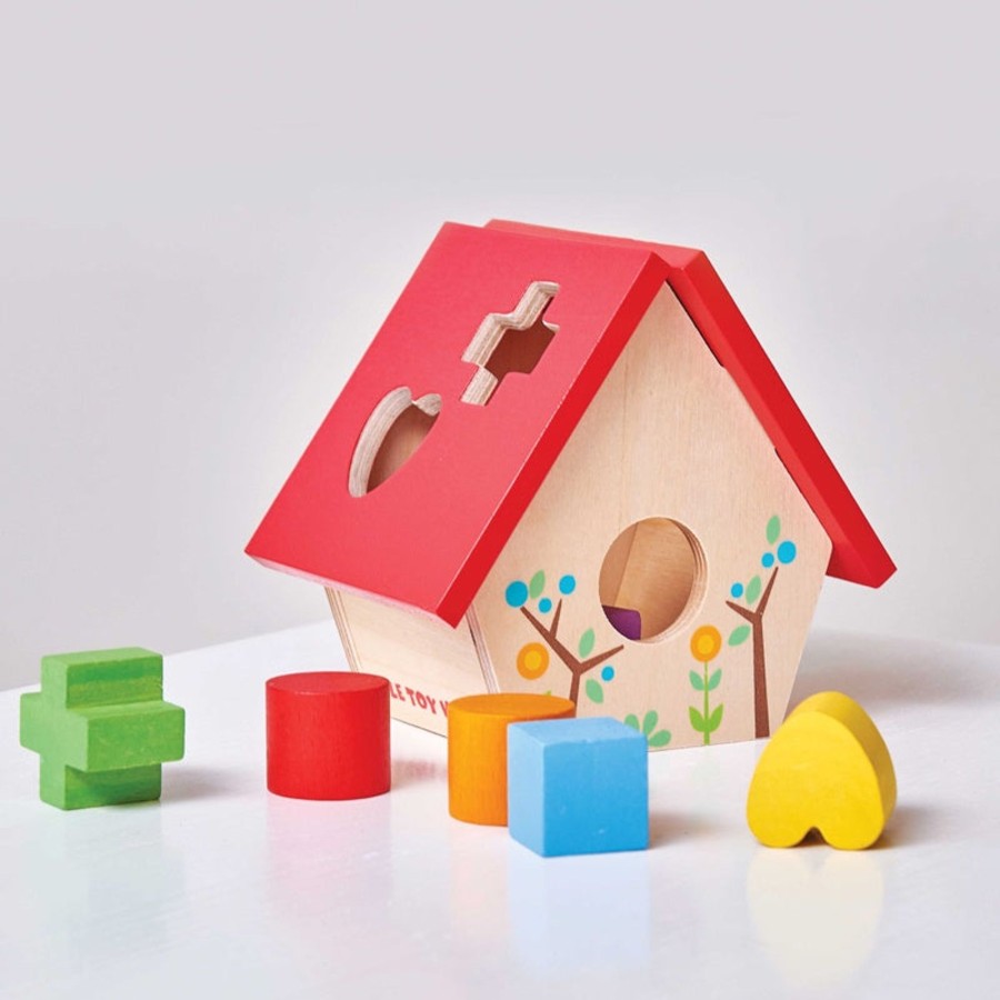 Baby [0-23M] Petilou Shape Sorters + Puzzles | My Little Birdhouse Shape Sorter