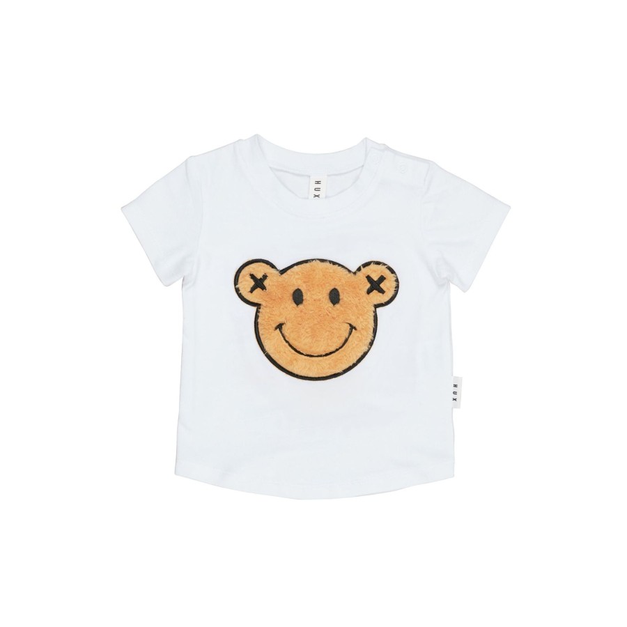 Baby [0-23M] Huxbaby Tops | Huxbaby Smile Bear T-Shirt