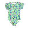 Child [2-14] Milky Swim | Milky Peacock Swimsuit - Peacock Green