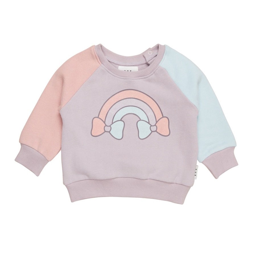 Child [2-14] Huxbaby Jumpers | Huxbaby Rainbow Sweatshirt - Multi