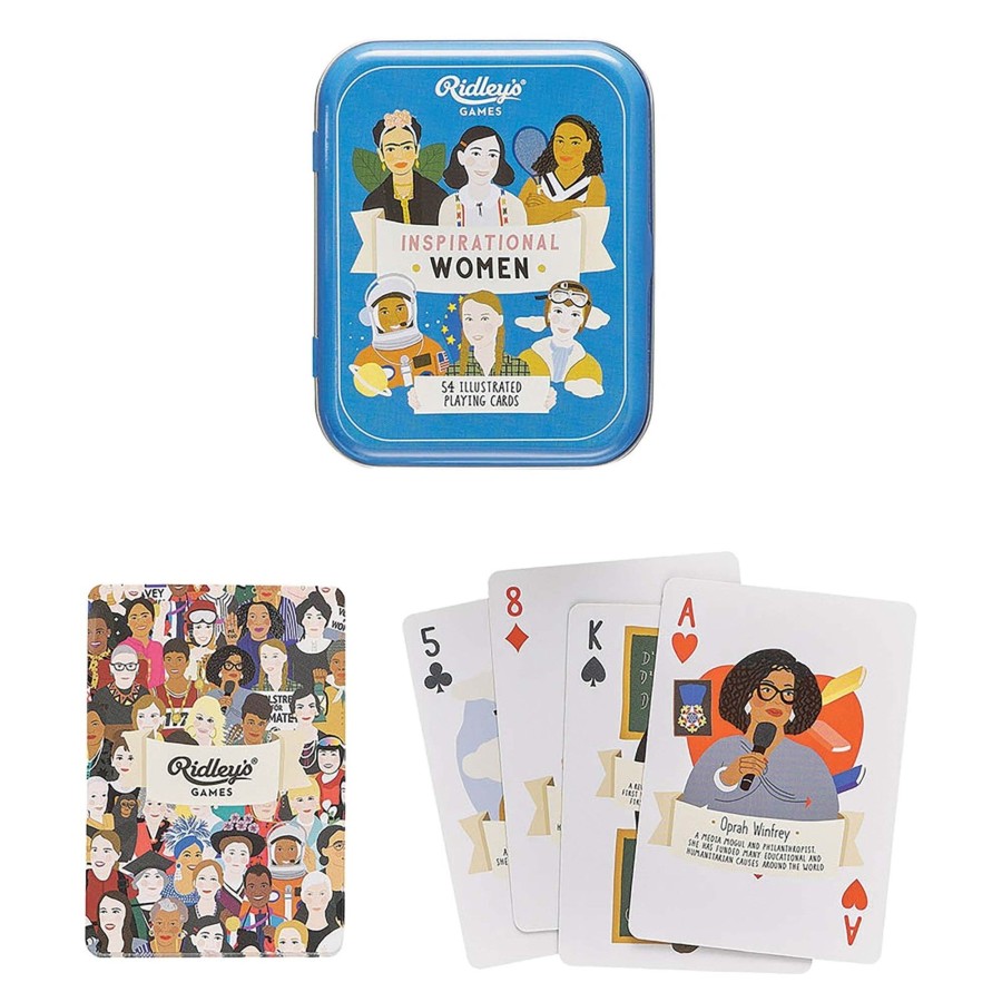 Play + Learn Ridleys Small + Fun | Ridleys Inspirational Women Playing Cards