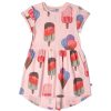 Child [2-14] Minti Dresses | Minti Icecream Stand Dress - Pink Marle