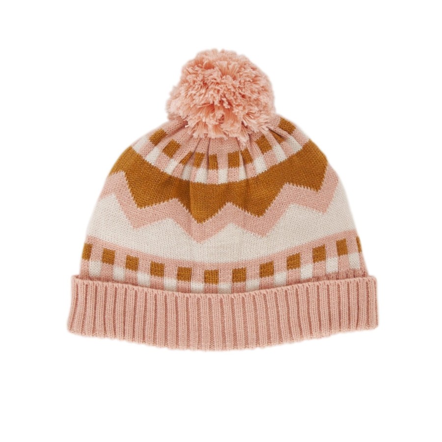 Baby [0-23M] Acorn Beanies | Acorn Colorado Merino Beanie - Pink