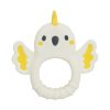 Baby [0-23M] Tiger Tribe Teethers + Rattles | Silicone Teether - Cockatoo