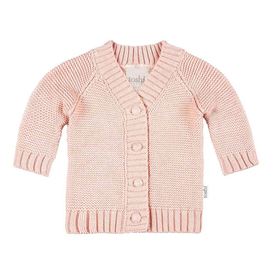 Baby [0-23M] Toshi Outerwear | Toshi Organic Cardigan - Andy / Peony