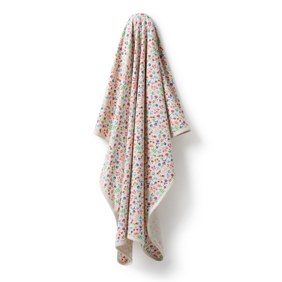 Baby [0-23M] Wilson & Frenchy Swaddles + Wraps | Wilson And Frenchy Organic Bunny Rug Tropical Garden