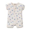 Baby [0-23M] Wilson & Frenchy All In One | Wilson And Frenchy Organic Rib Zipsuit Little Starfish