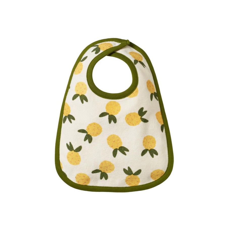 Baby [0-23M] Nature Baby Bibs | Nature Baby Reversible Bib - Pineapple Print