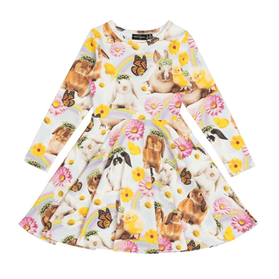 Child [2-14] Rock Your Baby Dresses | Rock Your Baby Easter Parade Waisted Dress