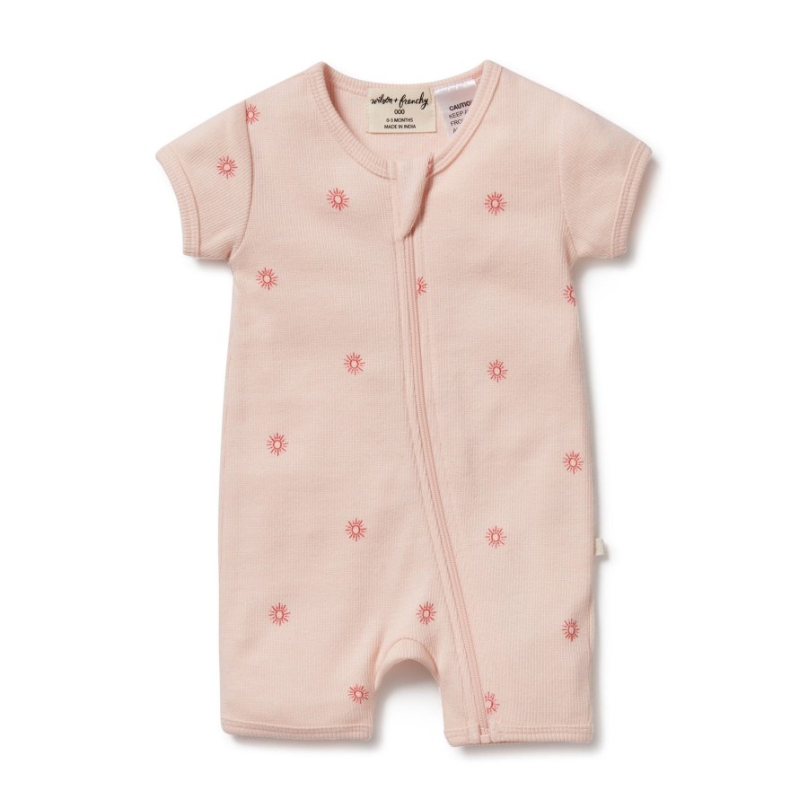 Baby [0-23M] Wilson & Frenchy All In One | Wilson And Frenchy Organic Boyleg Zipsuit Petit Soleil