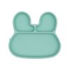 Baby [0-23M] We Might Be Tiny Feeding | Bunny Stickie Plate - Mint