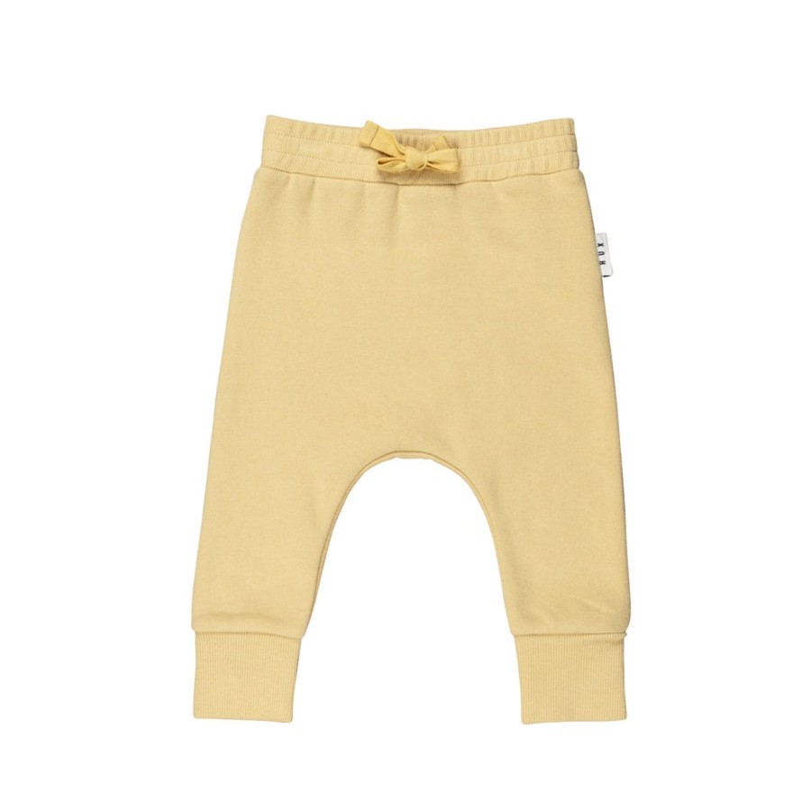 Child [2-14] Huxbaby Bottoms | Huxbaby Drop Crotch Pant Fleece - Sunny