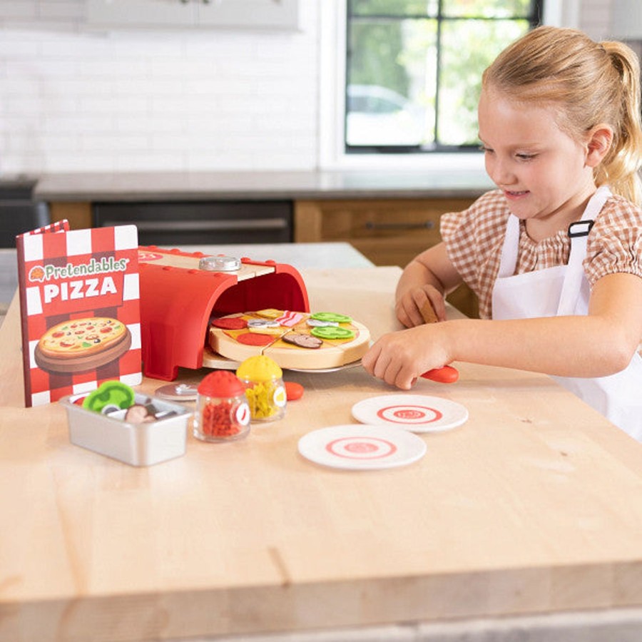 Play + Learn Fat Brain Sensory | Fat Brain - Pretendables Pizza Set