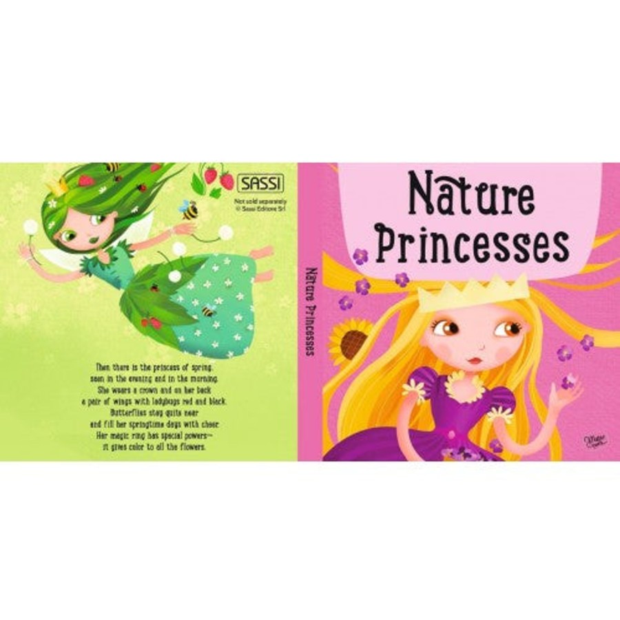 Play + Learn Sassi Puzzles | 60 Piece Book & Giant Puzzle - Nature Princesses