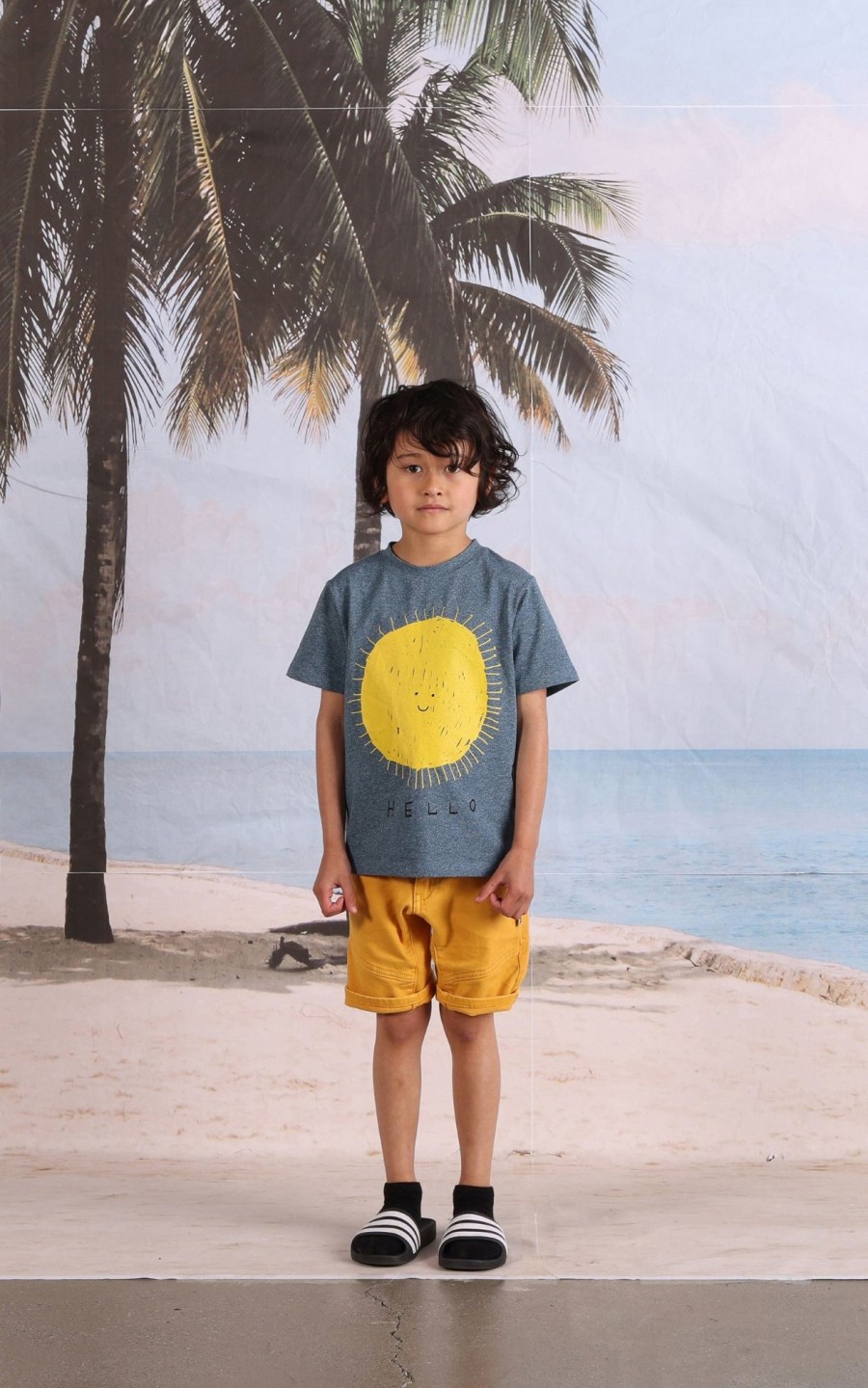 Child [2-14] Minti Bottoms | Minti Soft Feel Chino Short - Mustard