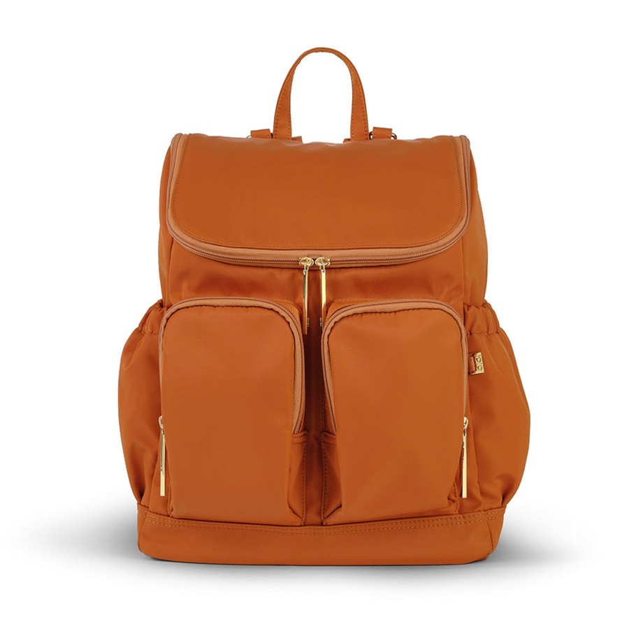 Grown Ups Oi Oi | Oioi Nappy Backpack - Nylon Ochre/Gold