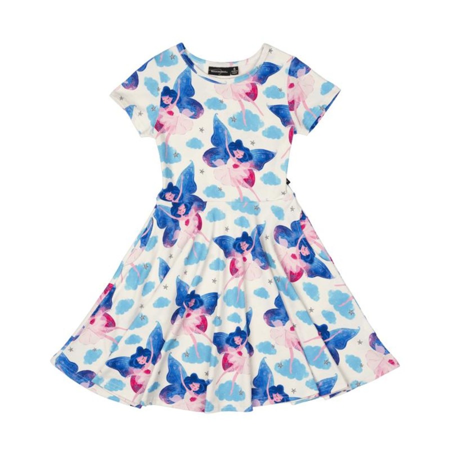 Child [2-14] Rock Your Baby Dresses | Rock Your Baby Fairy Girls Waisted Dress