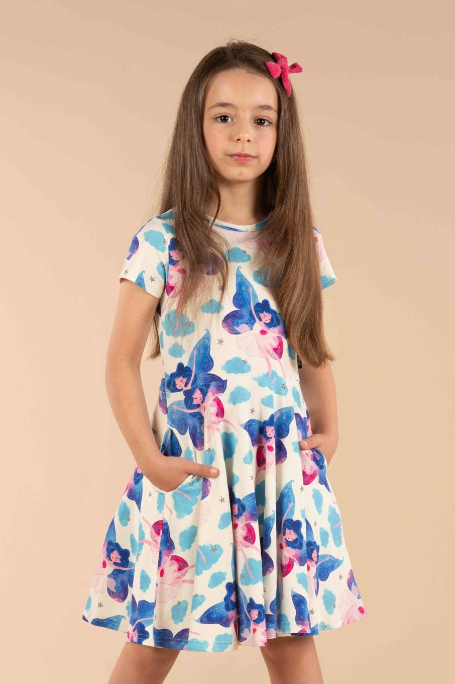 Child [2-14] Rock Your Baby Dresses | Rock Your Baby Fairy Girls Waisted Dress