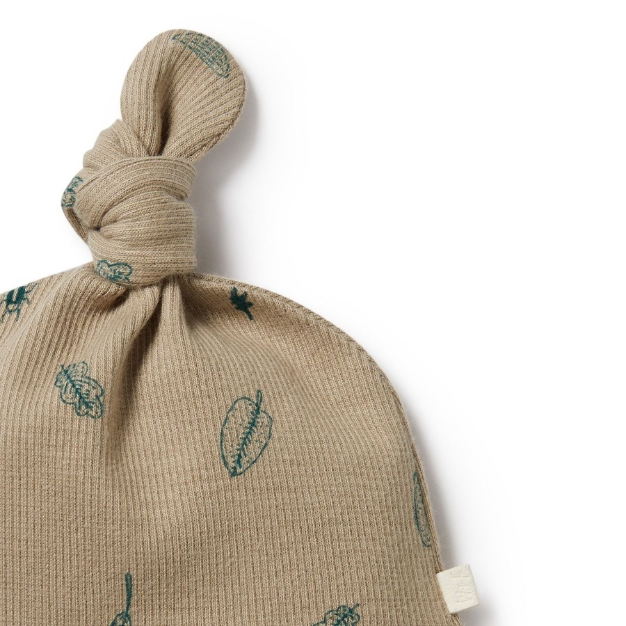 Baby [0-23M] Wilson & Frenchy Beanies | Wilson And Frenchy Organic Knot Hat Jungle Leaf