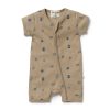 Baby [0-23M] Wilson & Frenchy All In One | Wilson And Frenchy Organic Boyleg Zipsuit Summer Days