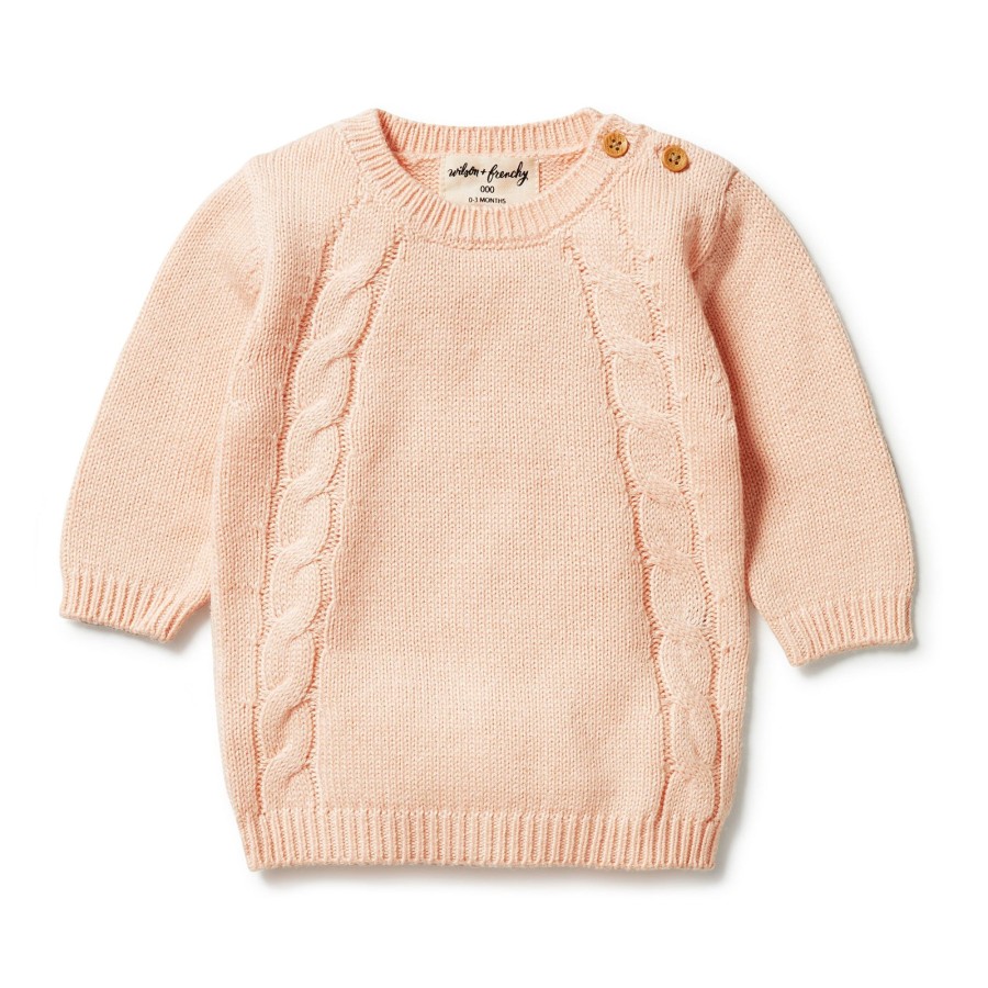 Child [2-14] Wilson & Frenchy Jumpers | Wilson And Frenchy Knitted Mini Cable Jumper - Shell