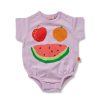 Baby [0-23M] Halcyon Nights All In One | Halcyon Nights Short Sleeve Bodysuit - Eat The Rainbow