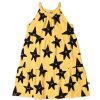 Child [2-14] Minti Dresses | Minti Happy Stars Dress - Dull Yellow